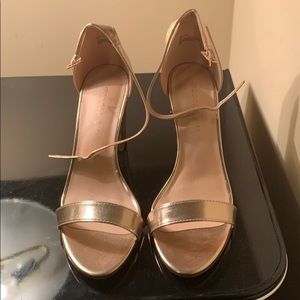 Rose Gold Madden Girl Heels-size 8.5